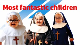 top 10 of the most beautiful babies in the world dressed as a nun [upl. by Danuloff]