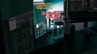 SMARTBIM LIBRARY  FREE REVIT FAMILY learningrevit revit bim tutorial smartbim [upl. by Killigrew]