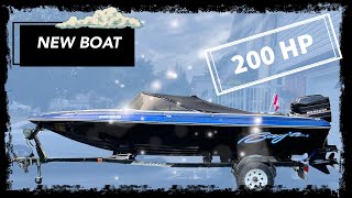 NEW BOAT  200 HP Mercury Black Max [upl. by Eciralc672]