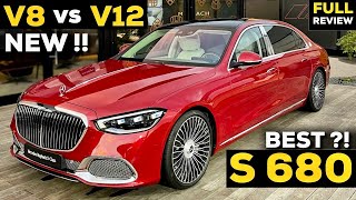 2022 MERCEDES MAYBACH S Class NEW S680 V12 vs S580 V8 The BEST LUXURY FULL InDepth Review DRIVE [upl. by Northington]