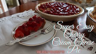 Super Easy Cherry Cream Cheese Pie [upl. by Mulcahy]