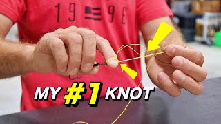 How To Tie A PALOMAR Knot  The 1 Fishing Knot I use EVERY Day [upl. by Nosirb]