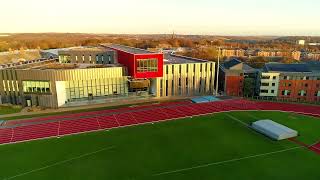 Leeds Beckett from above  Headingley Campus [upl. by Ancel20]