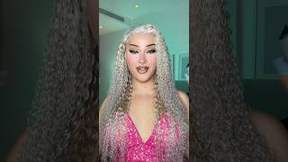 I tried curly blonde hair What’s next  hairtransformation transandproud [upl. by Belia]