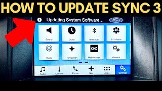 How to Update FORD SYNC 3 to the Latest Version USB [upl. by Acila]