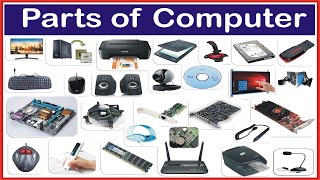 parts of computer computer parts name computer all parts learn computer parts [upl. by Kowtko]