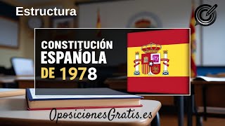 Estructura de la Constitucion 1978 [upl. by Ilegna]