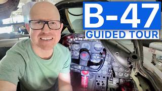 Guided tour around a Boeing B47 Stratojet [upl. by Ysnat]