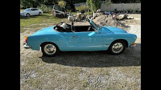 1974 Volkswagen Karmann Ghia Convertible [upl. by Sessler]