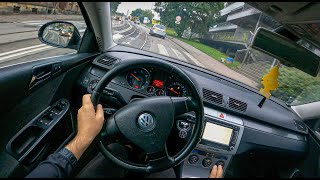 2007 Volkswagen Passat B6 Chip 170 HP  POV Test Drive 891 Joe Black [upl. by Hercule73]