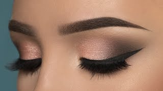 Soft Rosy Smokey Eye Makeup Tutorial [upl. by Bolanger713]