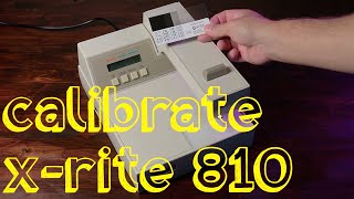 Calibrating The Xrite 810 Densitometer [upl. by Mcroberts]