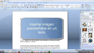 Insertar imagenes prediseñadas en Word [upl. by Etnad]