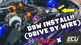 How to WireInstall Drive By Wire throttle body [upl. by Zane]