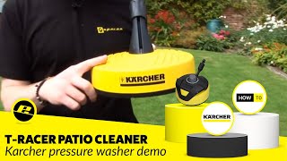 Pressure Washer Surface Cleaner Demo  What Does a Karcher TRacer Do [upl. by Martella]