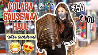 BEST Colaba Causeway Haul 2021  New AMAZING Collection Starting ₹50 [upl. by Noid579]