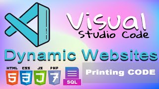 Printing Code  Syntax in Visual Studio Code [upl. by Salesin143]