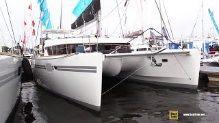 2017 Lagoon 450 S Catamaran  Deck and Interior Walkaround  2016 Annapolis Sailboat Show [upl. by Barbaraanne42]