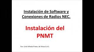 Conectar Radio Microondas NEC [upl. by Kirch]