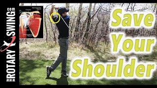 Shoulder Impingement in the Golf Swing  Prevent 1 Injury [upl. by Aihsenrad]