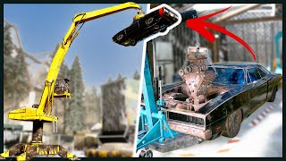 Earning Huge  Crushing amp Restoring Vehicles  Junkyard Simulator [upl. by Aroel613]