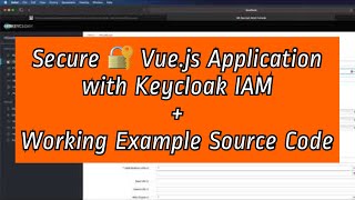 KEYCLOAK 9 How to enable Keycloak SSO login in a Vuejs Application with working example [upl. by Athelstan]