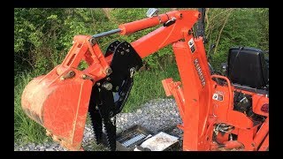 Hodge Stabilizer Install On Kubota BX [upl. by Ahsla]