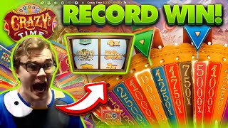 50X CRAZY TIME BIGGEST WIN YET Live Casino Games [upl. by Smail]