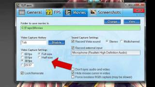 How To Use Fraps to Record Video [upl. by Ivar]