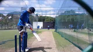 MS Dhoni sharpens batting skill before 3rd ODI against Sri Lanka [upl. by Hanoj]