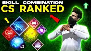 CS Rank Character Combination  Best Character Combination For Free Fire [upl. by Cinomod]