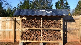 Easiest Firewood Rack [upl. by Assiren]