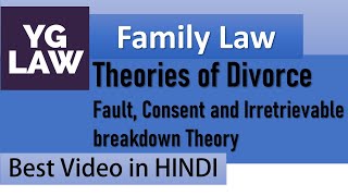 Theories of Divorce  Family Law [upl. by Pegasus]