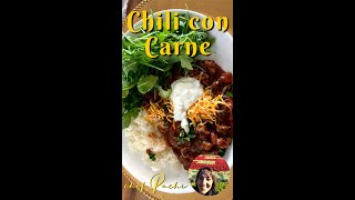 AUTÉNTICO CHILI con CARNE Casero por CHEF PACHI shorts [upl. by Macy351]