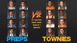 Bully SE Preps vs Townies Band Wars  Season 1 Remake 8k [upl. by Yentiw764]