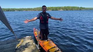 Kayak Launch with KayaArm technique explained [upl. by Ettesil]