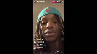 King Von Talks OTF300 Fight W Asian Doll Instagram Live [upl. by Anastas]