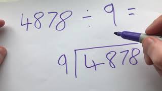 How to divide using Bus Stop Division with remainders decimals [upl. by Atsylac]