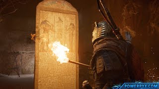 Assassins Creed Origins  Tomb of Menkaure Walkthrough amp Location Pyramid of Menkaure Tomb [upl. by Alguire608]