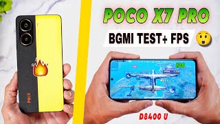 Poco X7 Pro Bgmi Pubg Test  Bgmi Graphics setting 120Fps  poco x7 pro 5g bgmi battery gaming test [upl. by Thordis]