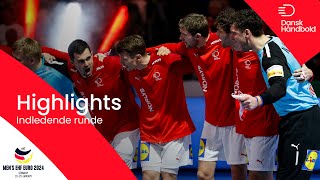 MATCH HIGHLIGHTS  All the best from Denmarks preliminary round  EHF EURO 2024 [upl. by Hillie458]