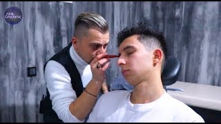 Best ASMR Massage Experience ASMR Head Massage In Real Barber Shop [upl. by Ketchum]