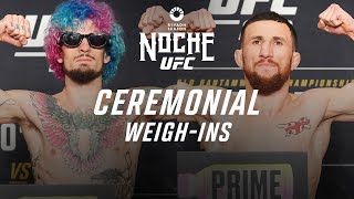 UFC 306 Ceremonial WeighIn [upl. by Kila706]