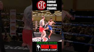 Sebastian Montalvo vs Brett Steele MTWC X Highlights muaythai combatsports kickboxing [upl. by Brindell]