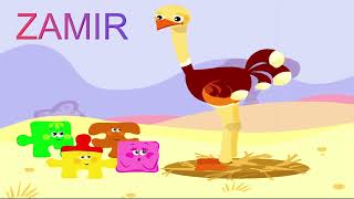 COMFY BABYTV MITCH MATCH TRUMPET OSTRICH EGG ENGLISH VERSION [upl. by Ahseat]