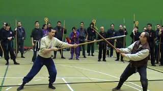 Yari vs Sword Tactic and Techniqus Bujinkan Kukishin ryu Brin Morgan [upl. by Meras]