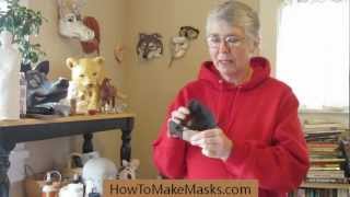 How to Make a Paper Mache Mask [upl. by Mcclain]