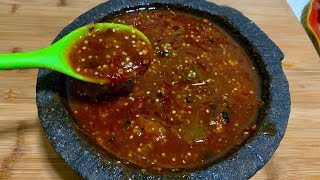 SALSA TAQUERA DE TOMATE Y CHILE MORITAriquísima [upl. by Amata]