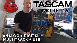 Tascam Model 16 Review [upl. by Ainesey996]