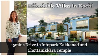 Affordable Villas in Kochi15mins drive to Infopark kakkanad and Chottanikkara TempleKochiRosmi [upl. by Eide367]